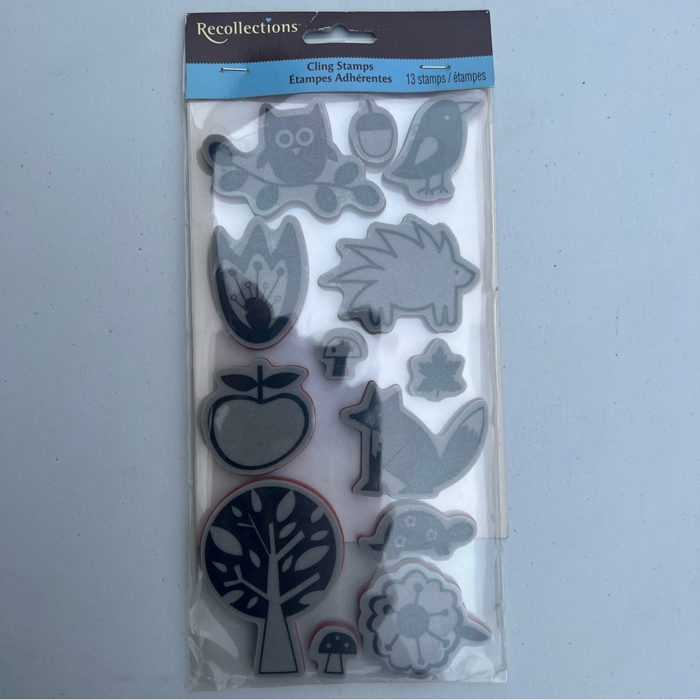 NWT Recollections Cling Stamps Animals & Nature 171842